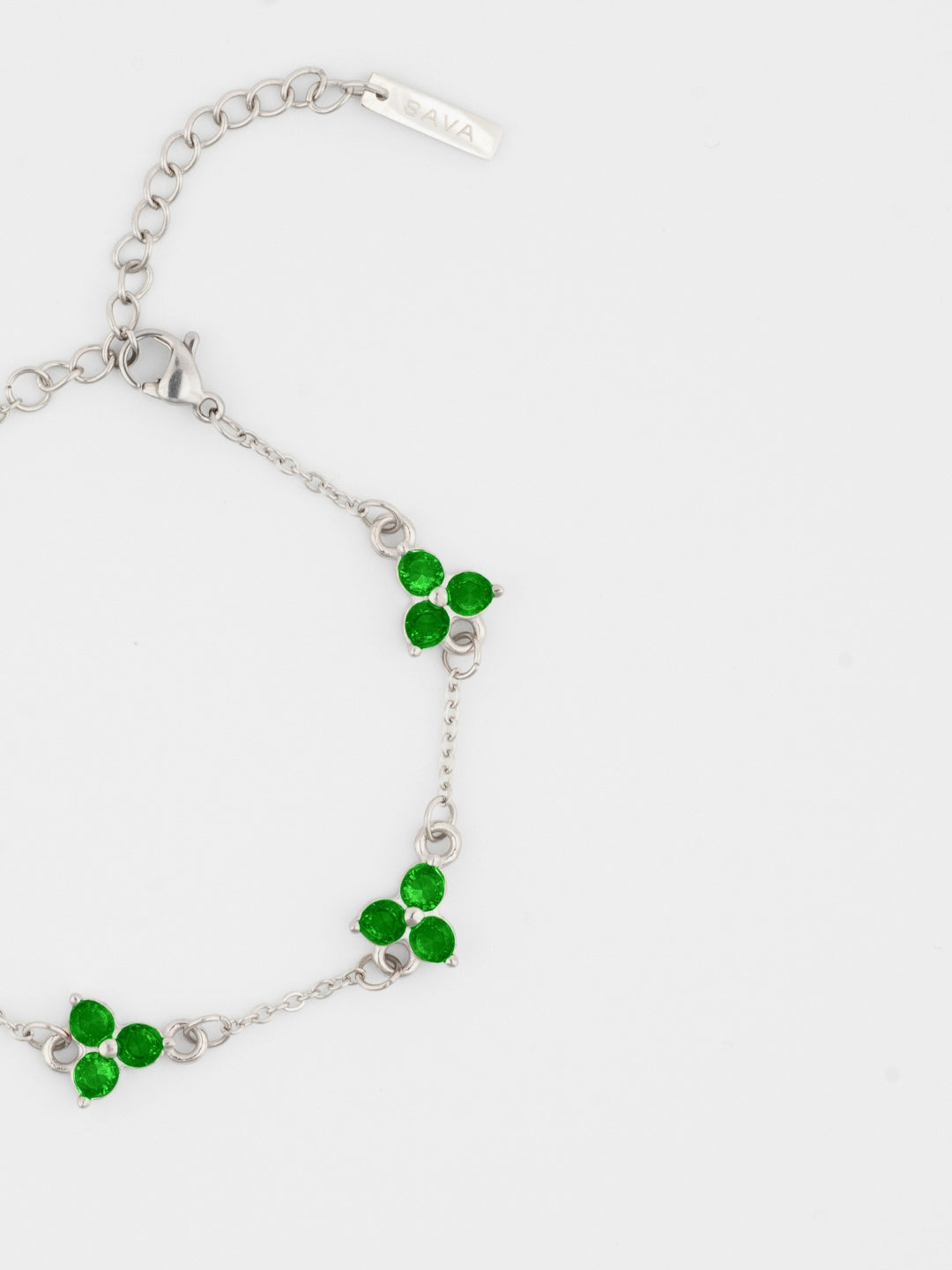 GREEN CLOVER BRACELET