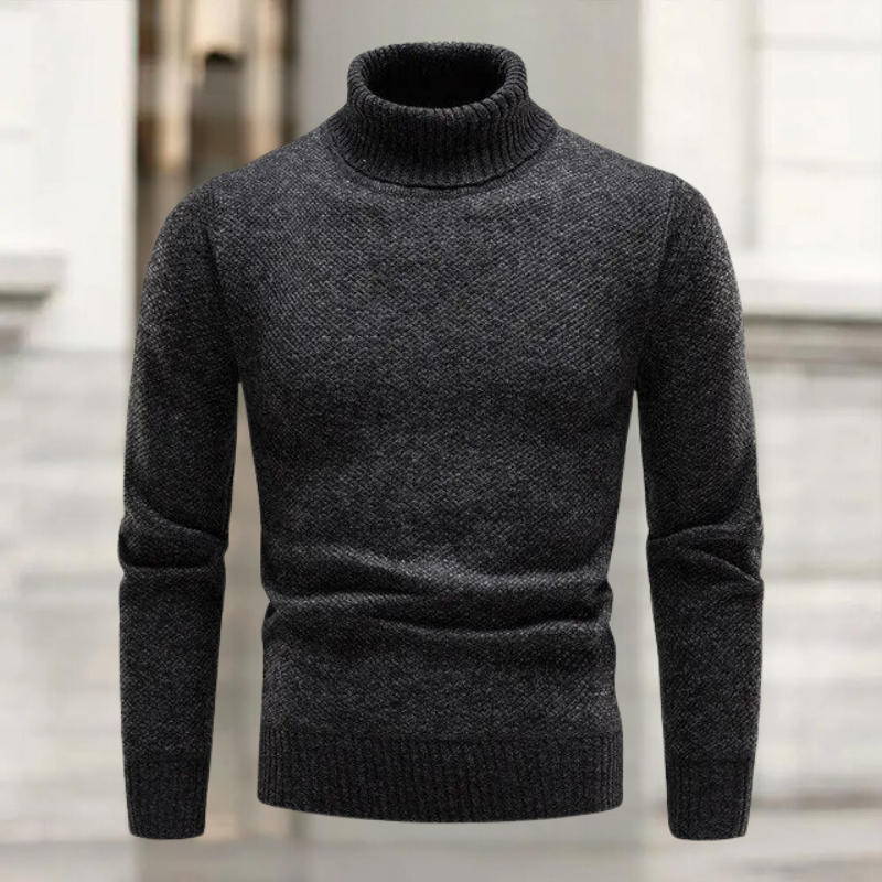 Laurin - Luxuriöser Rollkragenpullover Aus Strick