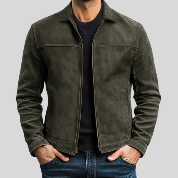 Fynn – Reißverschluss Lederjacke