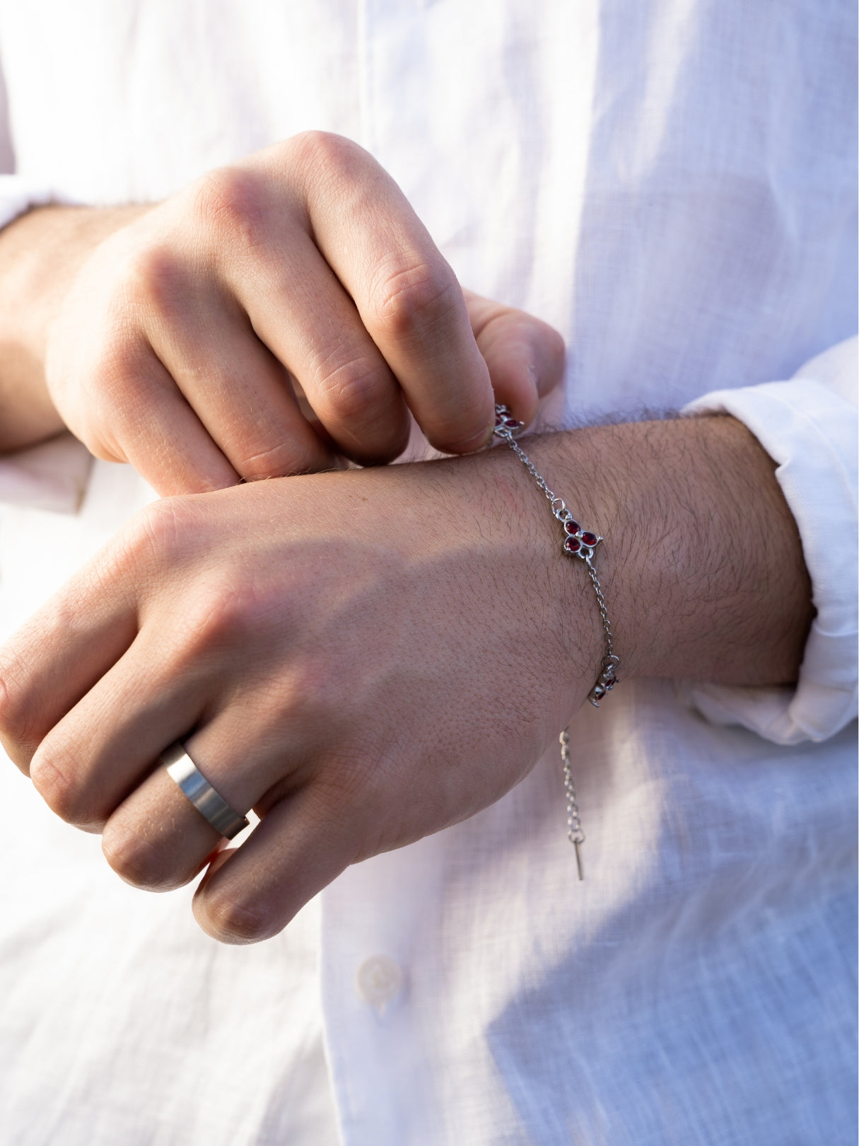 RED CLOVER BRACELET