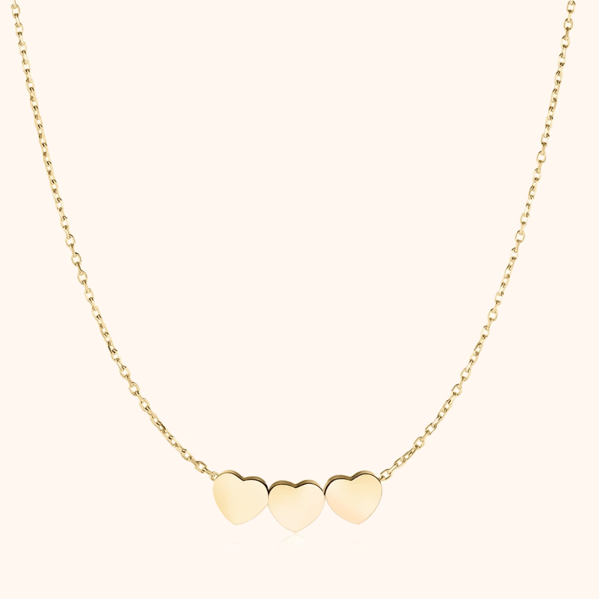 Collar Con 3 Corazones