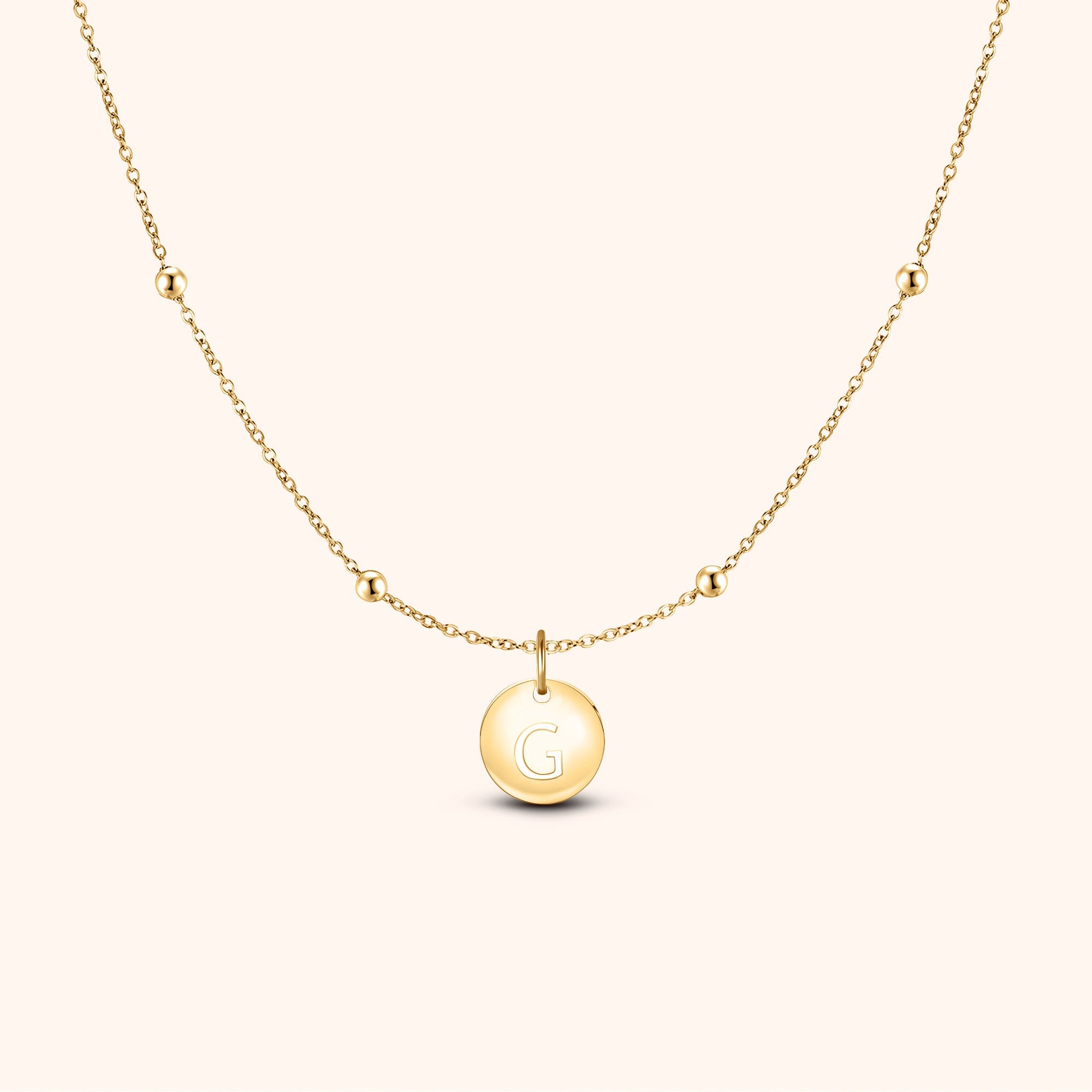 Collier Cercle Initial