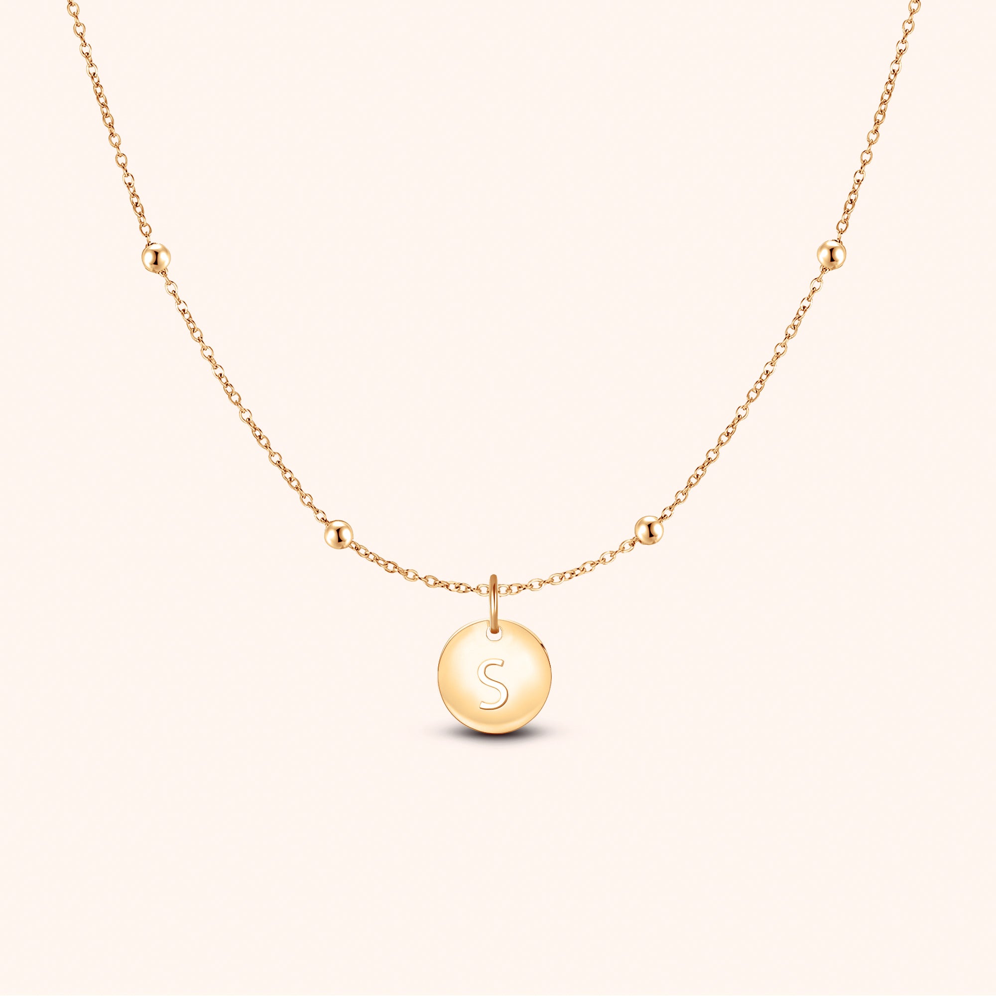 Collier Cercle Initial