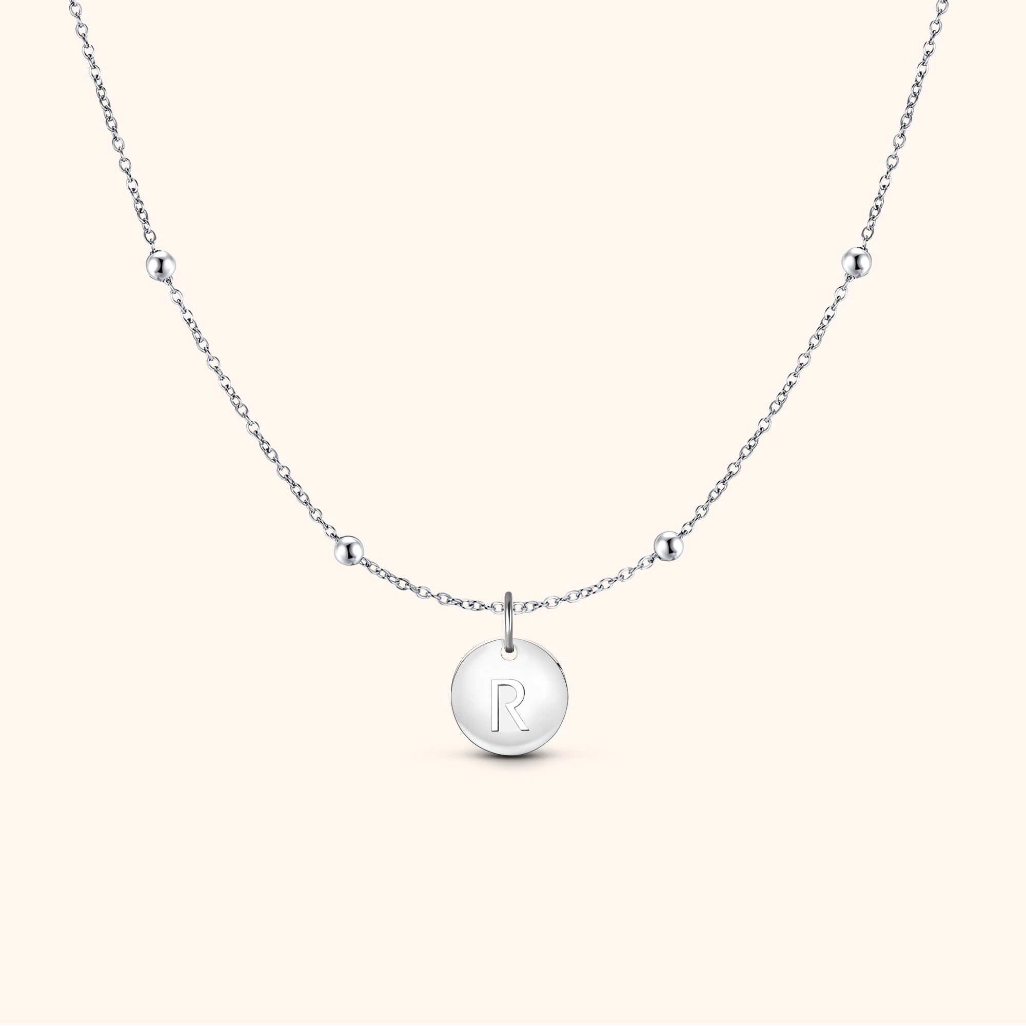 Collier Cercle Initial