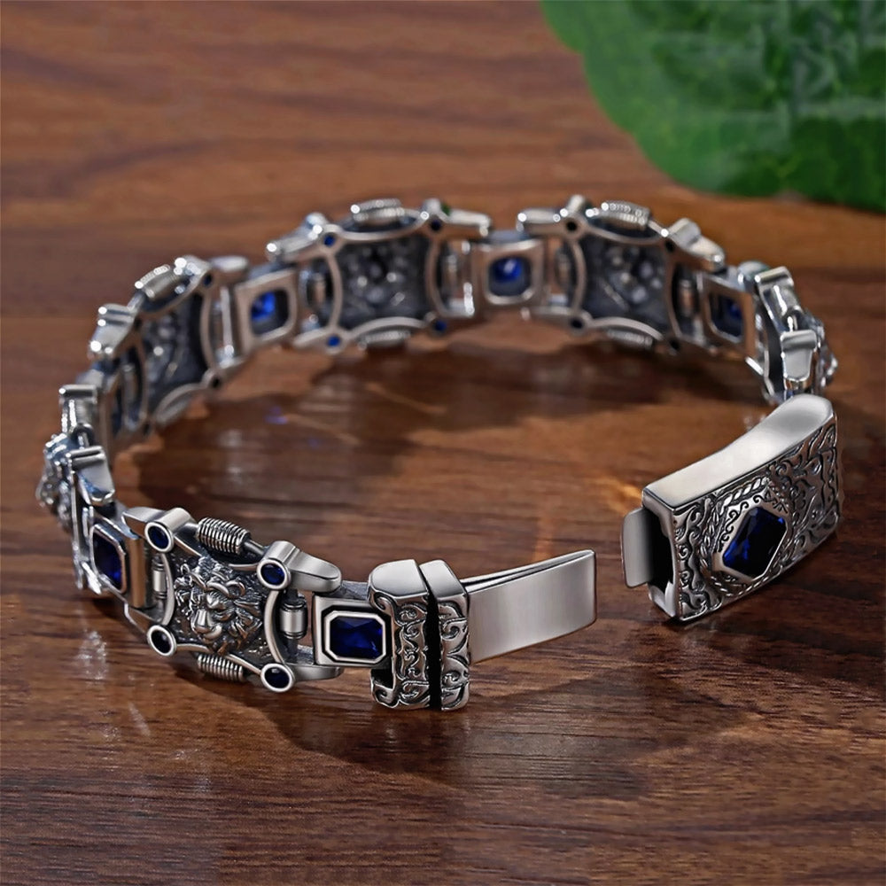 Löwe – Armband aus echtem Silber