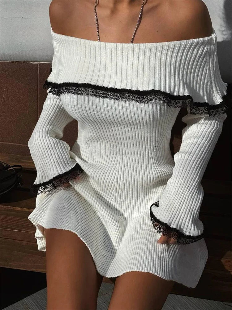 Ava - Knitted Mini Dress