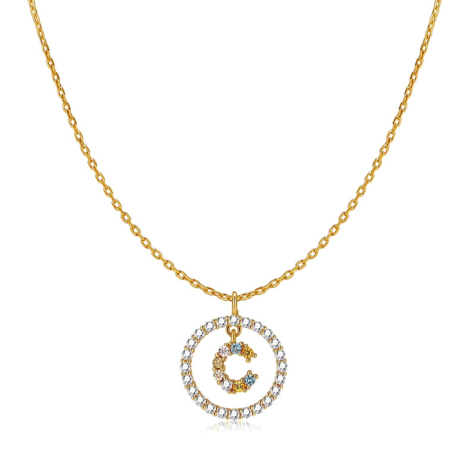 Collier Initial Lumineux