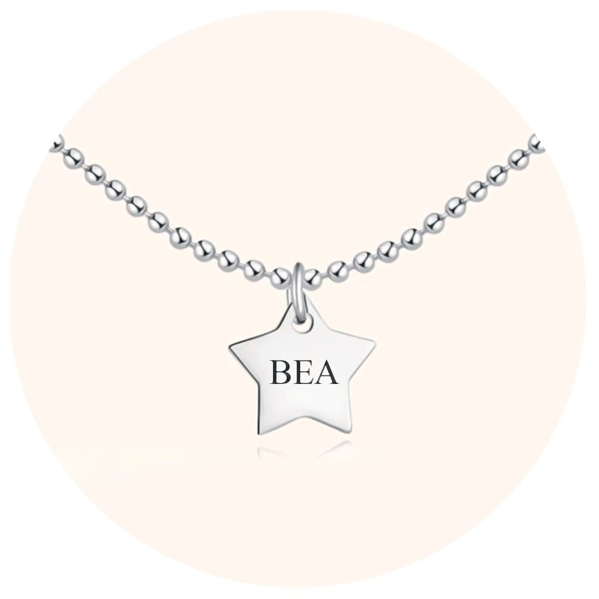 Collar De Cinco Estrellas ~ Personalizable