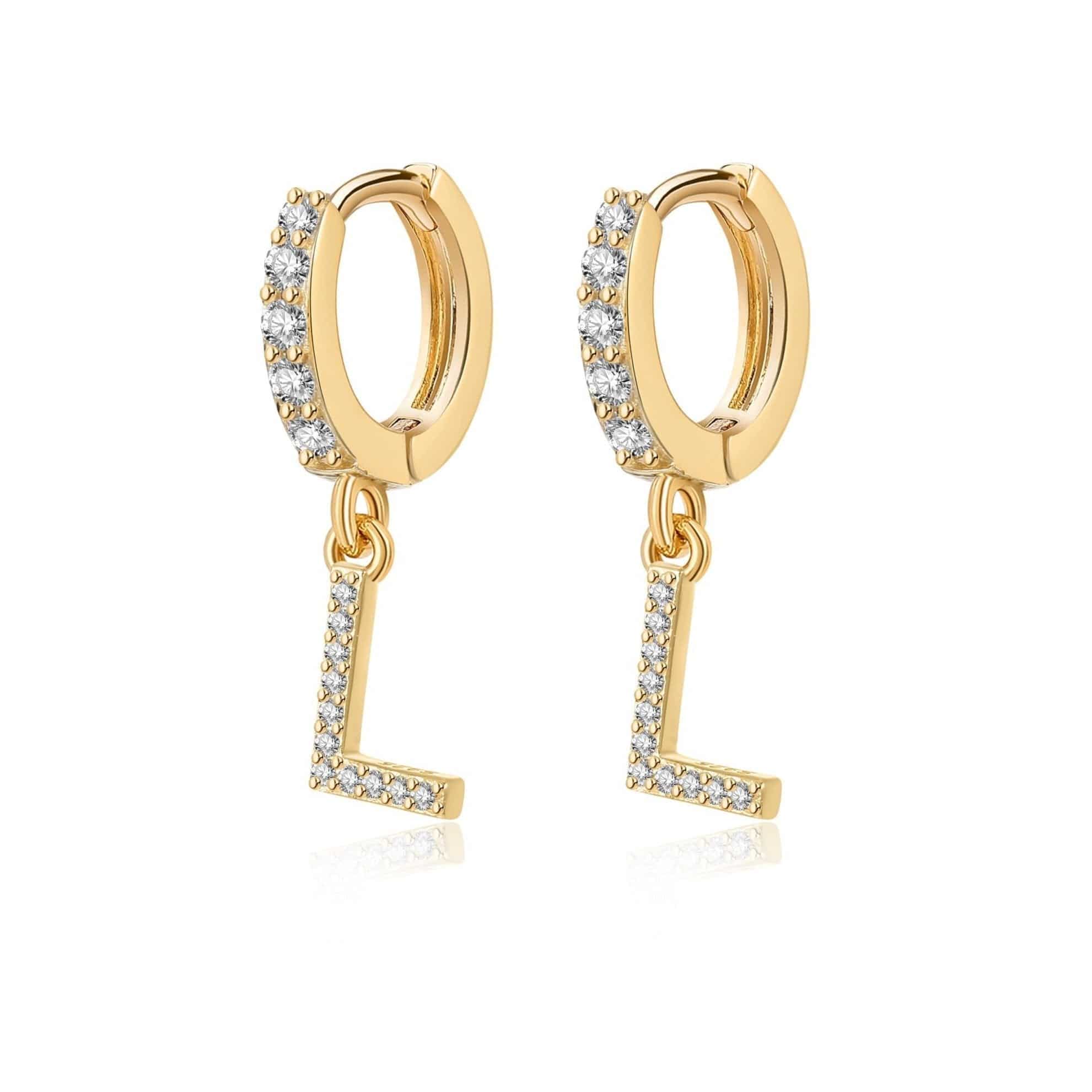 Pendientes Initial Hoops