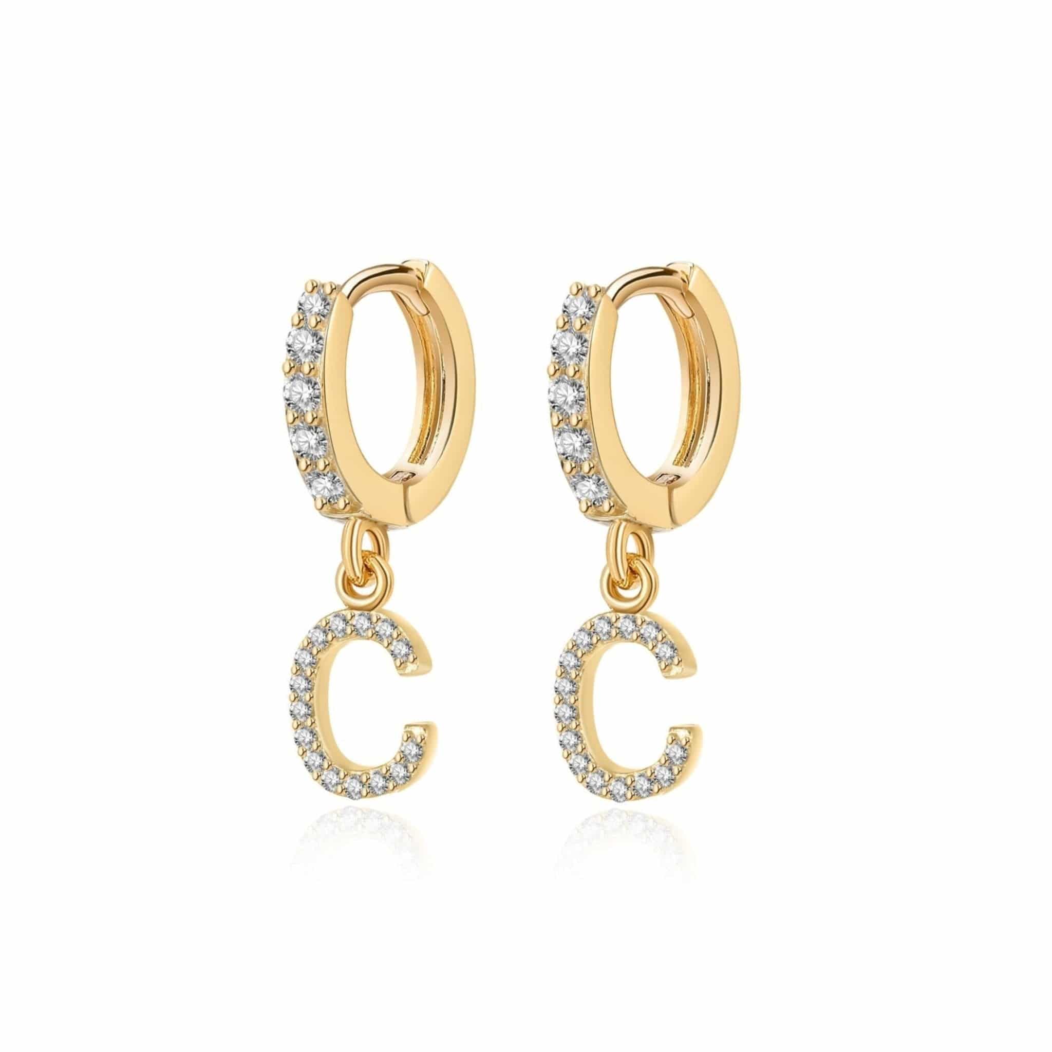 Pendientes Initial Hoops