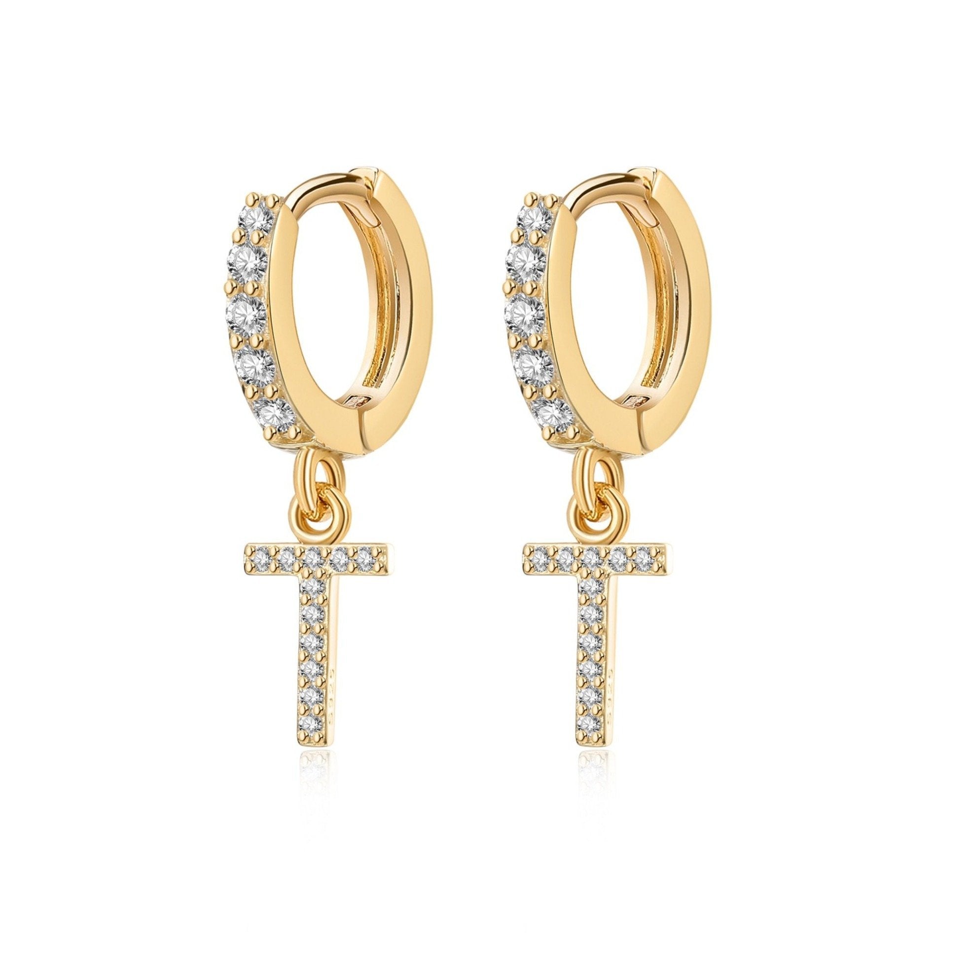 Pendientes Initial Hoops