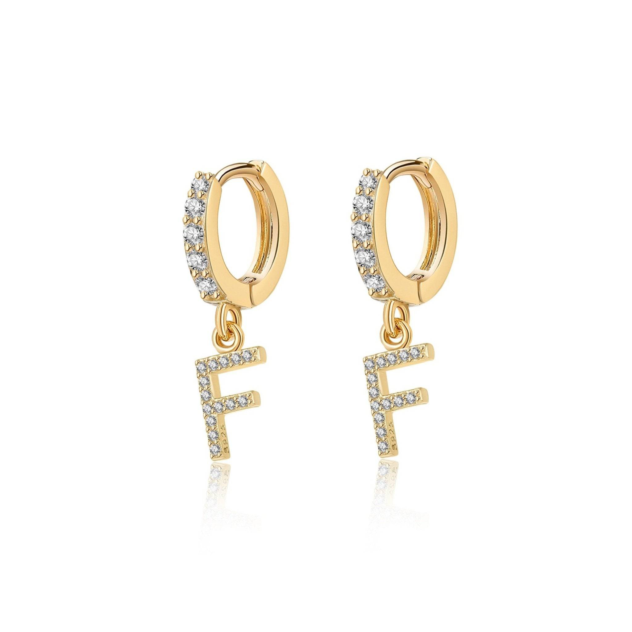 Pendientes Initial Hoops