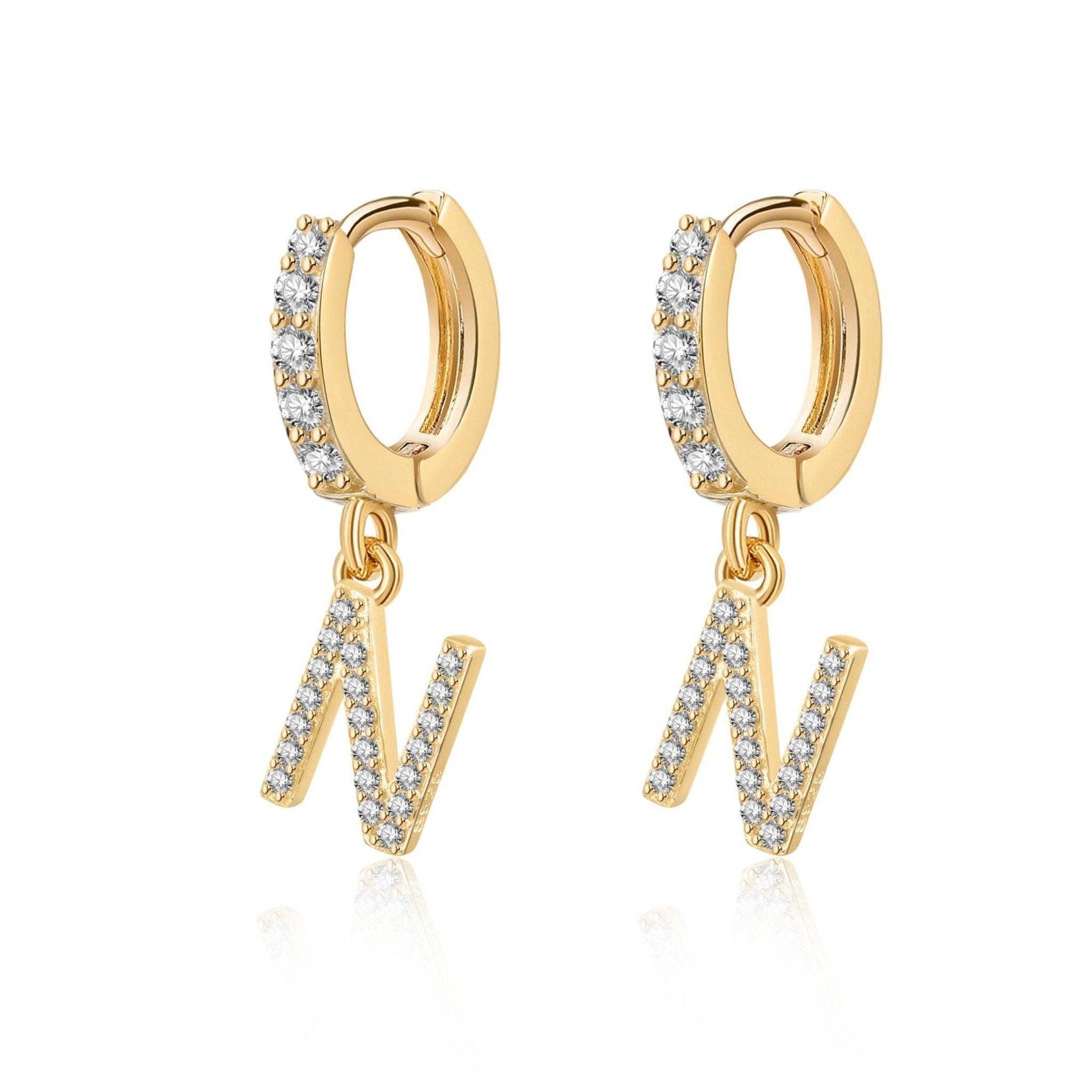 Pendientes Initial Hoops