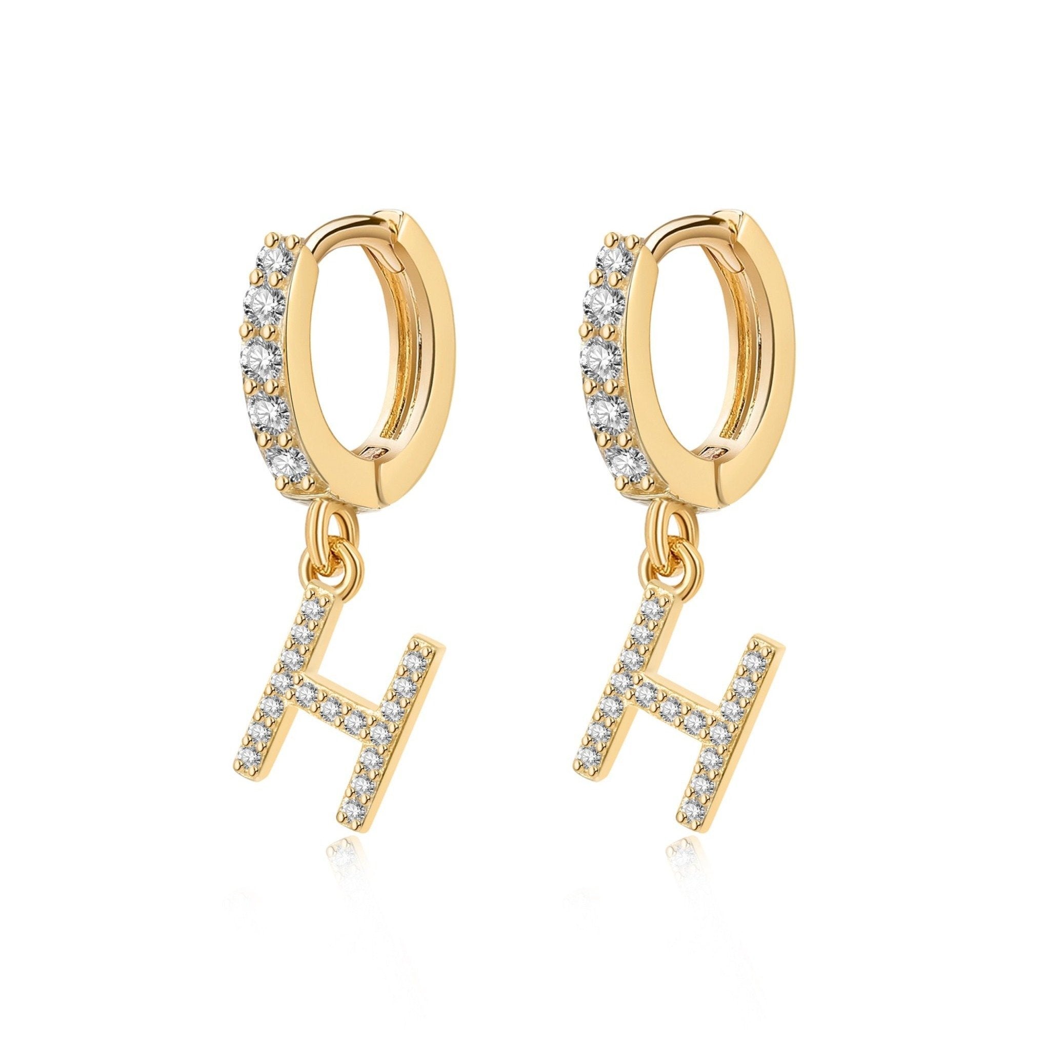 Pendientes Initial Hoops