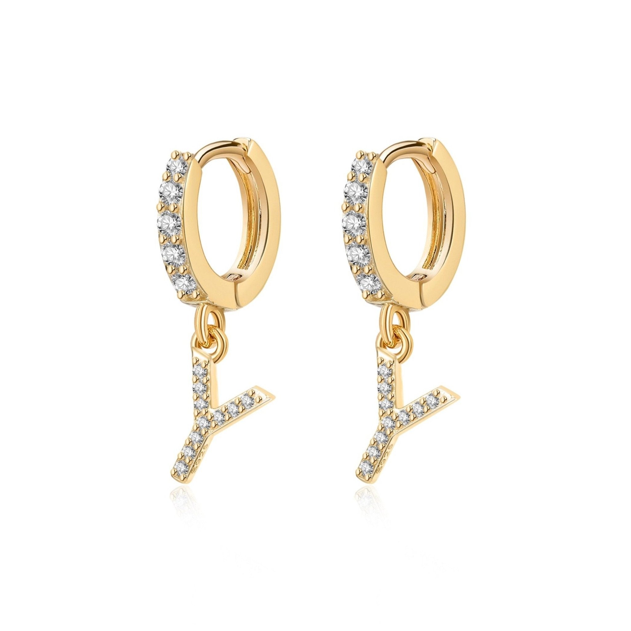 Pendientes Initial Hoops