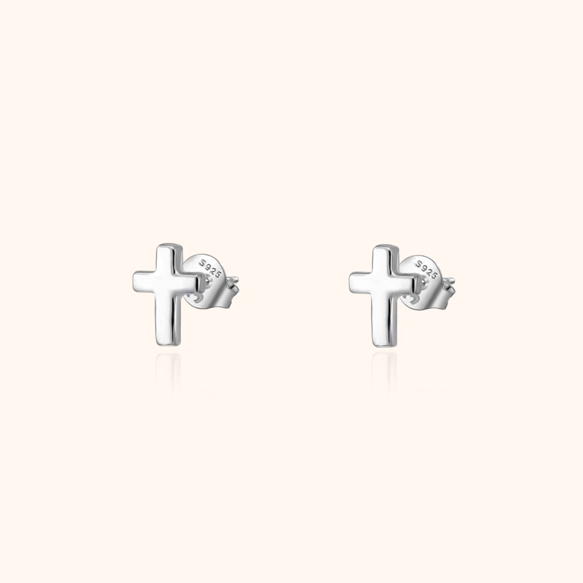 Mini Cross Earrings