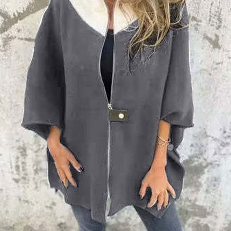 Leah - Damen Freizeitjacke mit Stehkragen und Halbreißverschluss